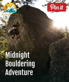 Midnight Bouldering Advenure Big Rock Ridge California