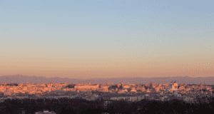 Gianicolo Hill, Rome, Italy Sunset