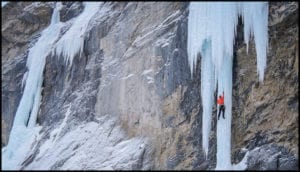Ice Climbing Rockie