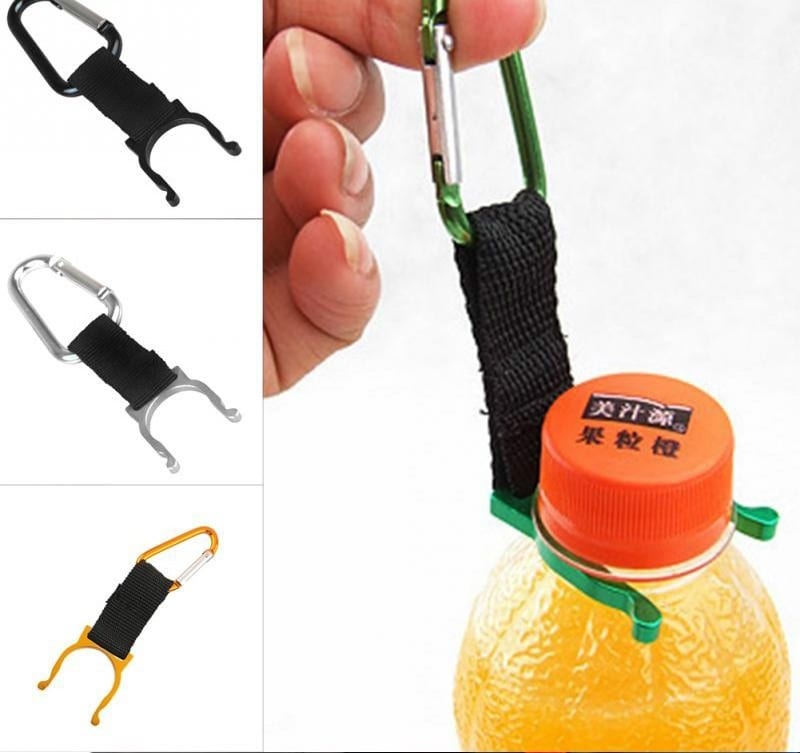 Toddmomy 10pcs Outdoor Accessories Backpack Accessories Outdoor Hooks for  Hanging Water Bottle Buckle Bottle Carabiner Clip Drink Bottle Clip Drink