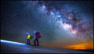 Mount Shasta Winter Night Hike