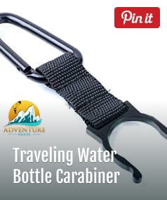 Traveling Water Bottle Carabiner