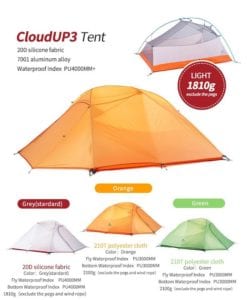 Cloud UP3 Tent
