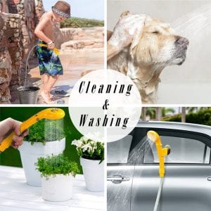 Portable Camping Shower Cleaning And Washing