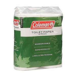 Coleman Company Biodegradable Camp Toilet Paper 4 Pack