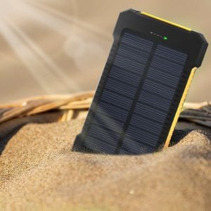 Waterproof Solar Powered Phone Charger