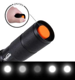 8,000 Lumen Tactical LED Flashlight