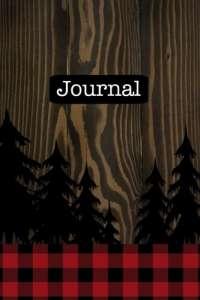 Journal: (Rustic Outdoors Red Buffalo Check 6x9 Lined) 