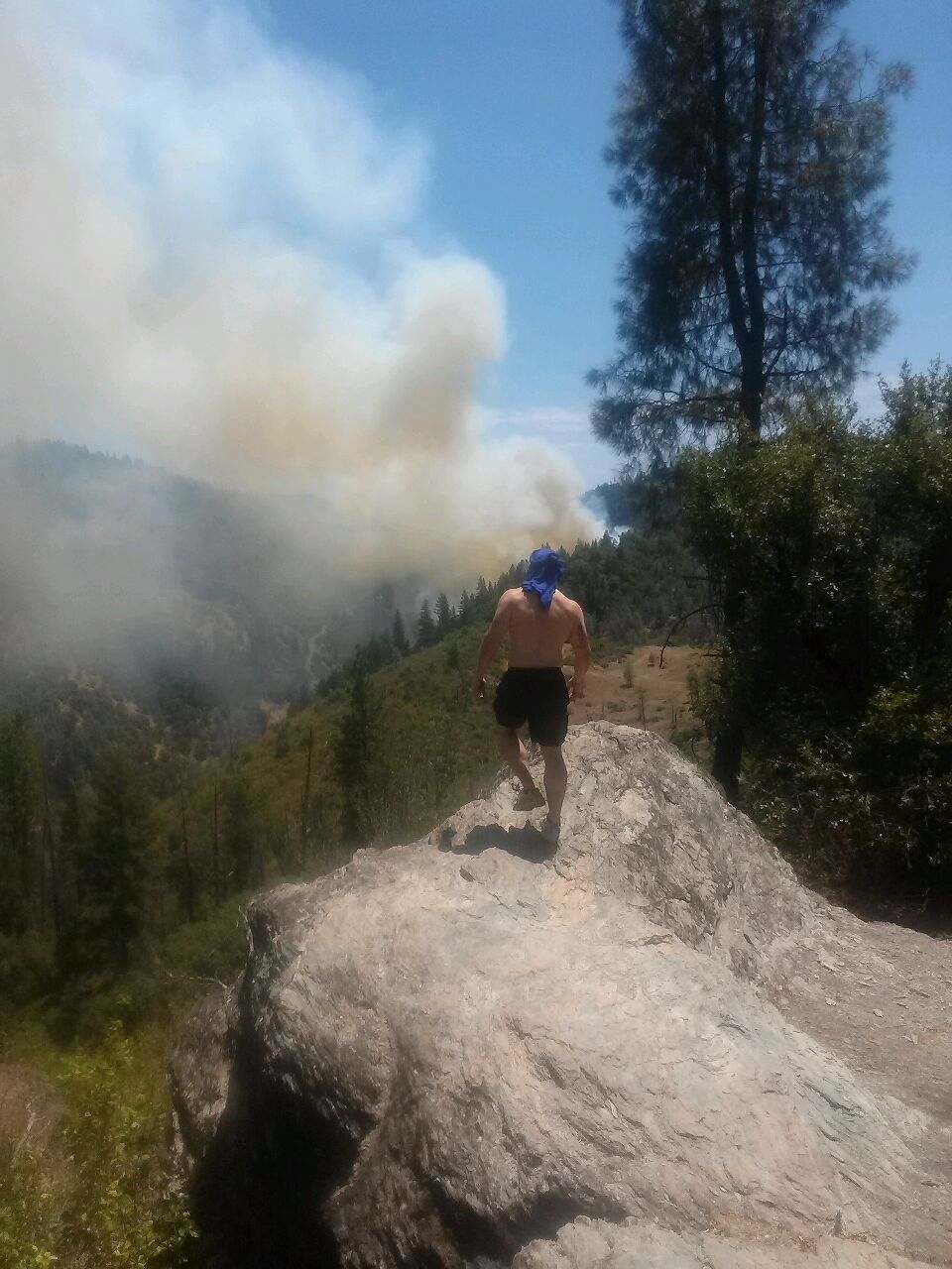 Stevens Trail On Fire