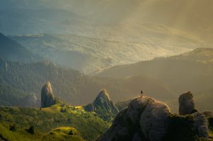 mountain top scenery