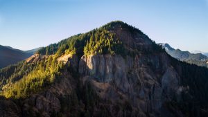 mountain trail view