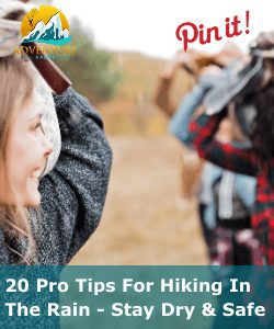 20 pro tips hike rain