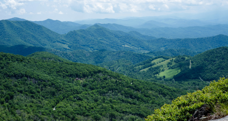 Cheoah Bald view on the Appalachian Trail